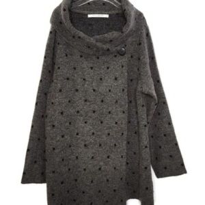 Max studios gray and black polka dot sweater. Super warm and comfy